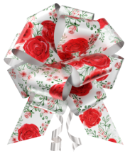 Laço Mágico Decorado Rosas Vermelhas
